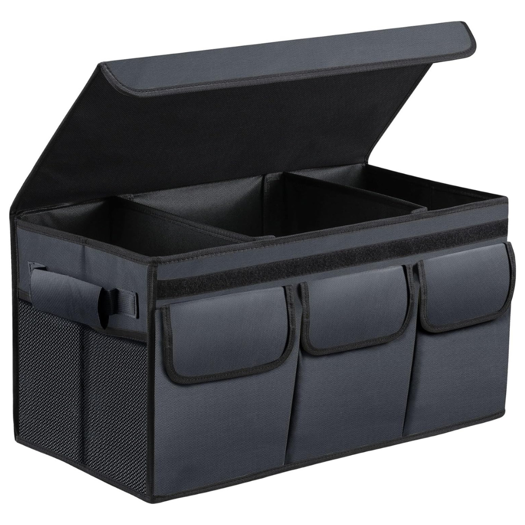 Car Collapsible Trunk Organizer With Lid