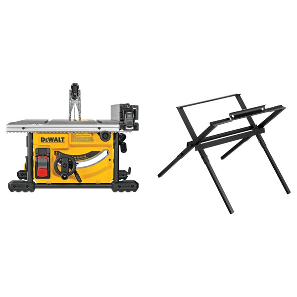 Dewalt DWE7485WS 15 Amp Compact Jobsite Table Saw With Stand