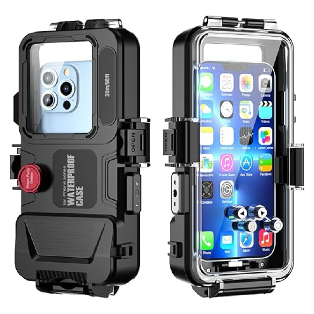 98ft Waterproof Protective iPhone Series Diving Case with Lanyard