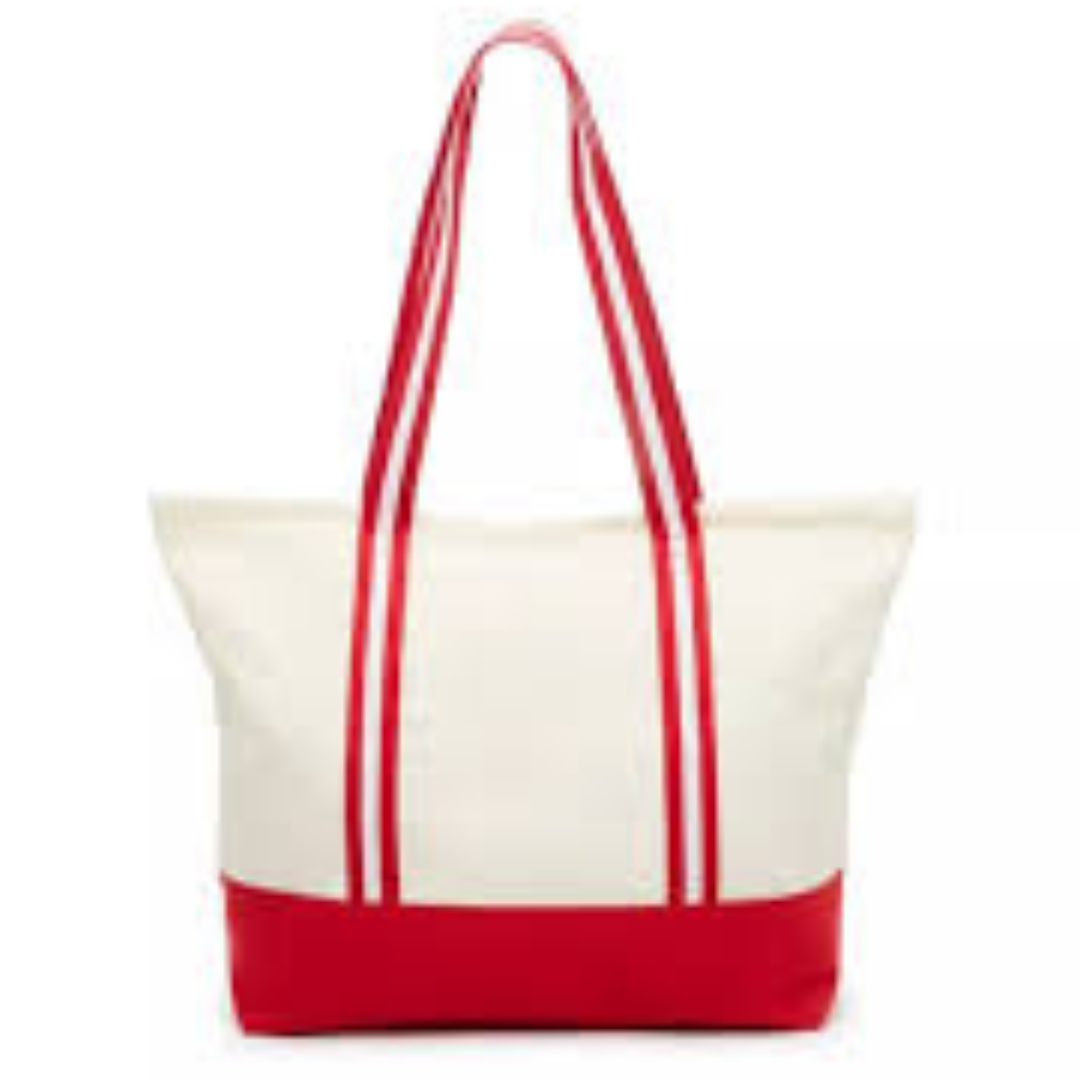 Mix No. 6 Women's Bonnie Tote Bag (Red/Beige)