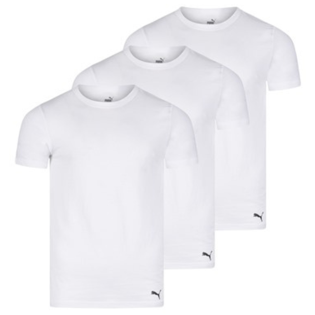 3-Pack PUMA Men's Plus Size Classic Crewneck Tee (2 Colors)