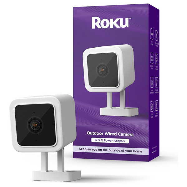 Roku Outdoor IP65 Weather Resistant Wired Security Camera