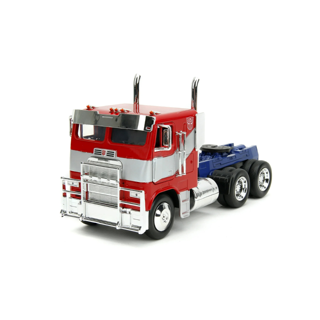 Transformers Rise Of The Beast 1:24 Optimus Prime With Robot Car