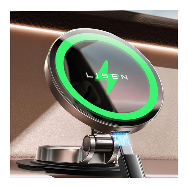 LISEN for Magsafe 15W Fast Charging Car Mount Charger