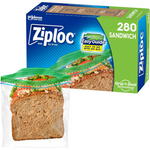 280-Count Ziploc Sandwich Bags with Grip 'n Seal Technology