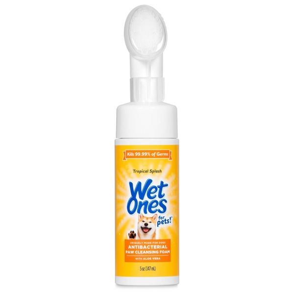 Wet Ones Antibacterial Dog Paw Cleaner With Built-in Scrubber Brush (5 oz)