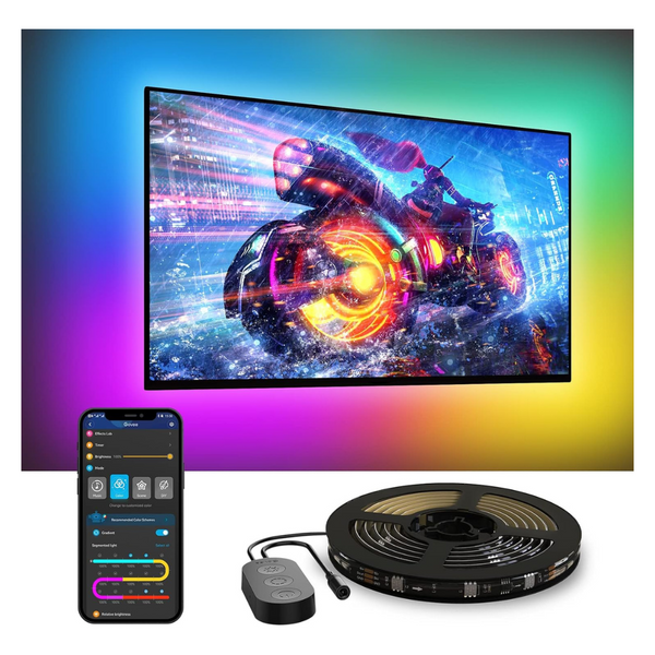 Govee 12.5-Ft Smart RGBIC LED Backlight For 55"-75" TVs W/Bluetooth & WiFi