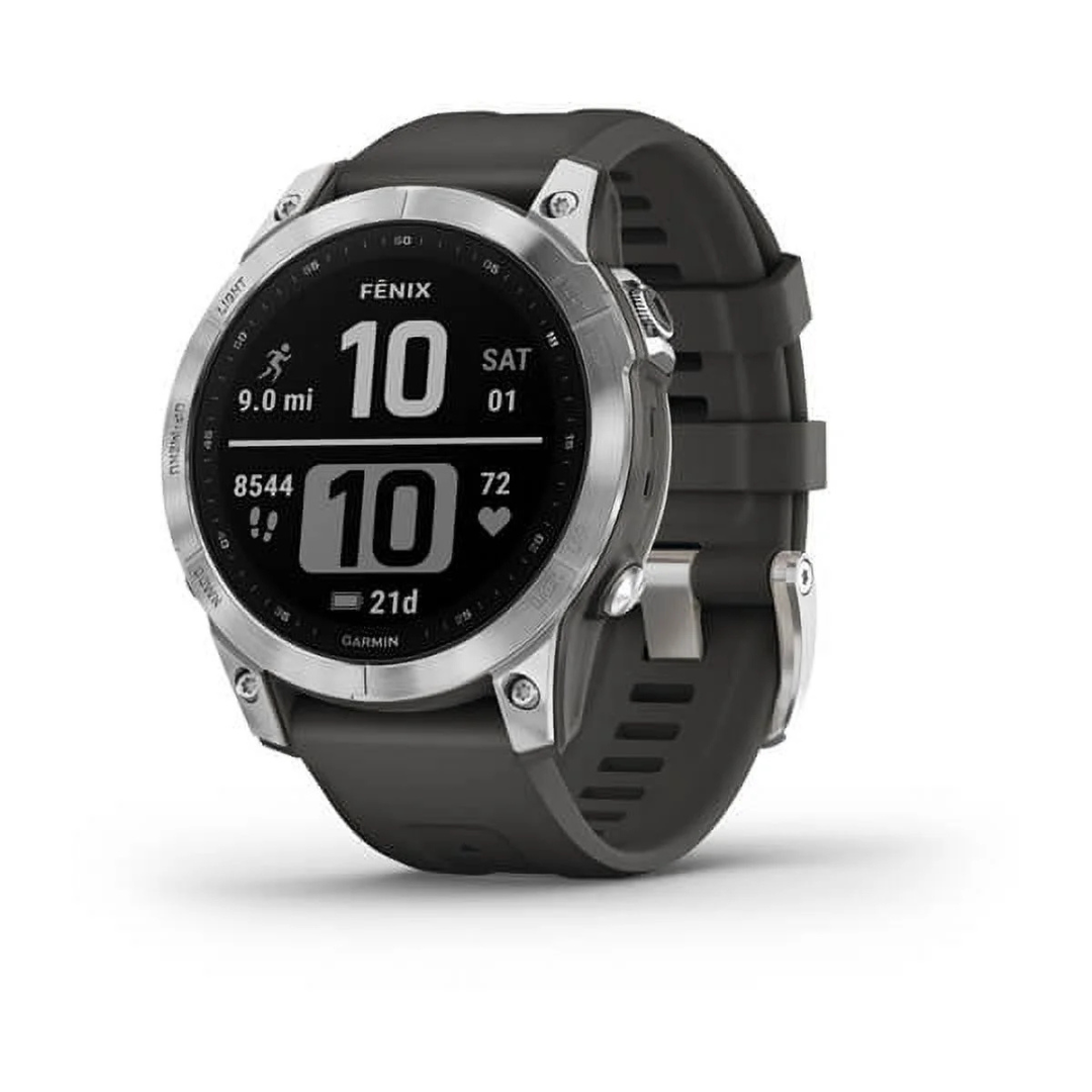 Garmin Fenix 7, Adventure Smartwatch, Rugged Outdoor Watch With GPS, Touchscreen, Health And Wellness Features