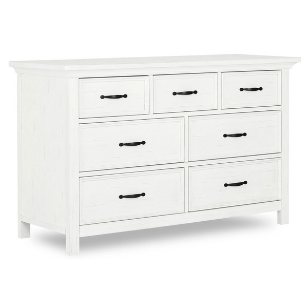 Belmar Wooden Seven Spacious Drawers Double Dresser