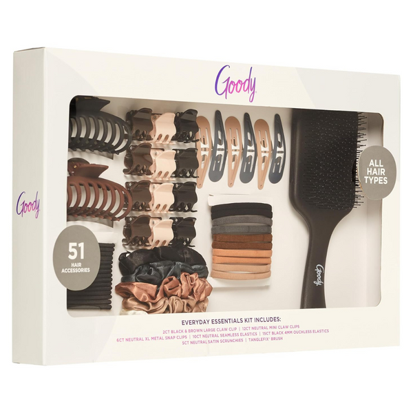 51-Piece Goody Neutral Color Hair Accessories Kit