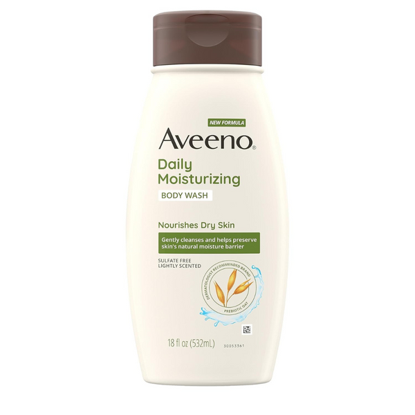 Aveeno Daily Moisturizing Body Wash For Dry Skin, 18 Fl Oz