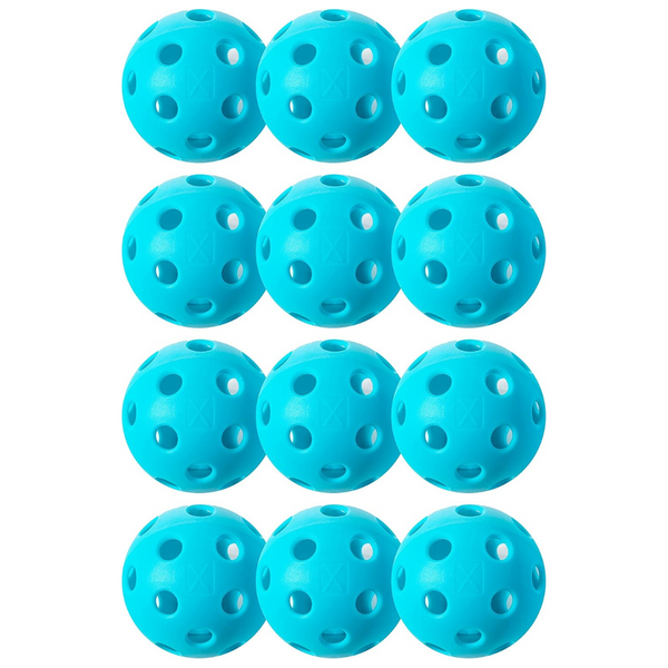 12-Pack Franklin Sports X-26 Indoor Pickleballs (Blue)