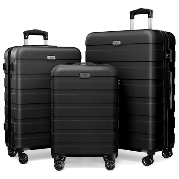 3-Piece AnyZip PC ABS Lightweight Travel Luggage Sets (Various Colors)