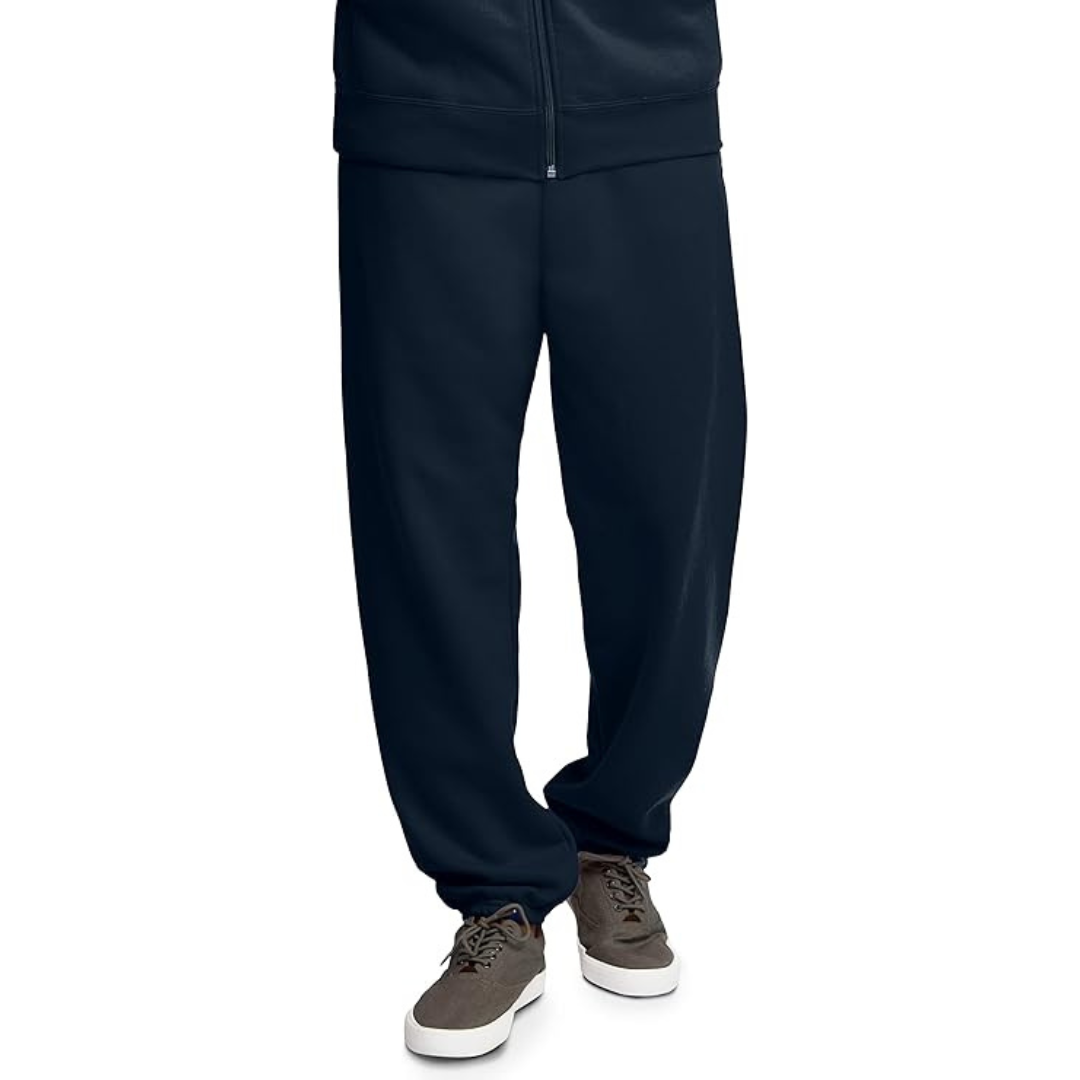 Fruit Of The Loom Men's Eversoft Fleece Elastic Bottom with Pockets