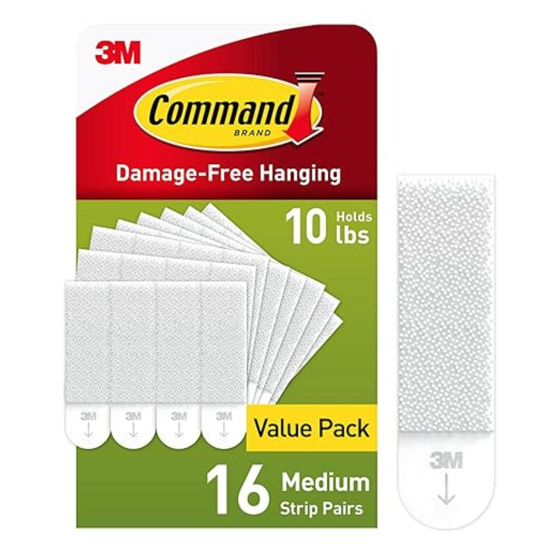 16-Pairs Command 10 lb Medium Picture Hanging Strips