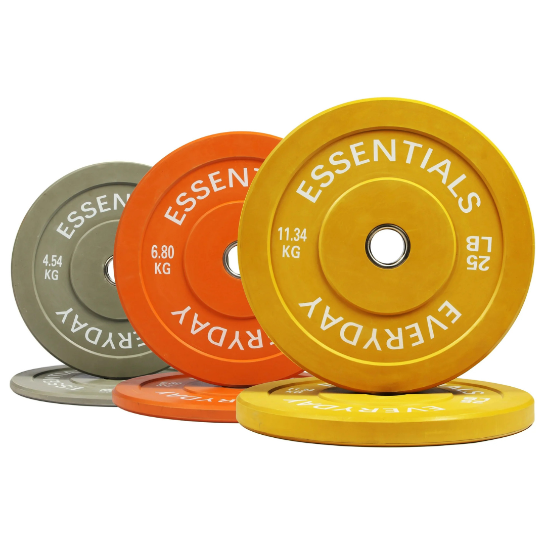 BalanceFrom 100lbs Color Bumper Plate Set