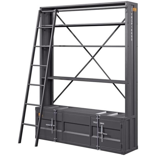 Acme Cargo Bookshelf & Ladder Heavy Duty TV Stand