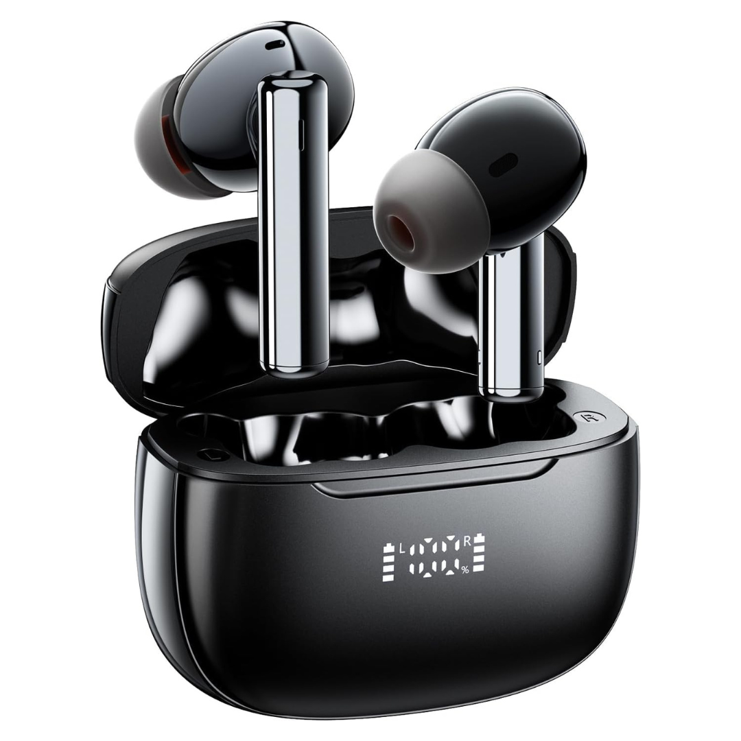 Active Noise Canceling Bluetooth Ear Buds with Charging Case