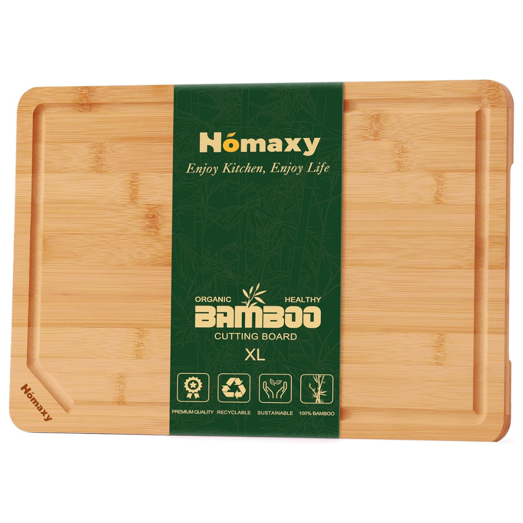 Homaxy Extra Large Organic Bamboo Cutting Boards