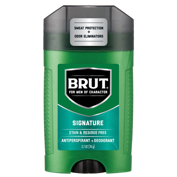 Brut Signature Scent Antiperspirant and Deodorant for Men (2.7 oz)