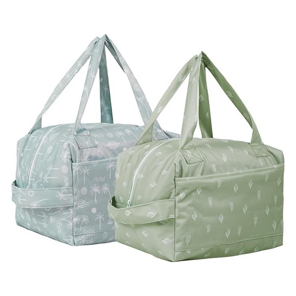 2-Pack Lmbabter Diaper Wet Bag Convertible Diaper Tote Bag (5 Colors)