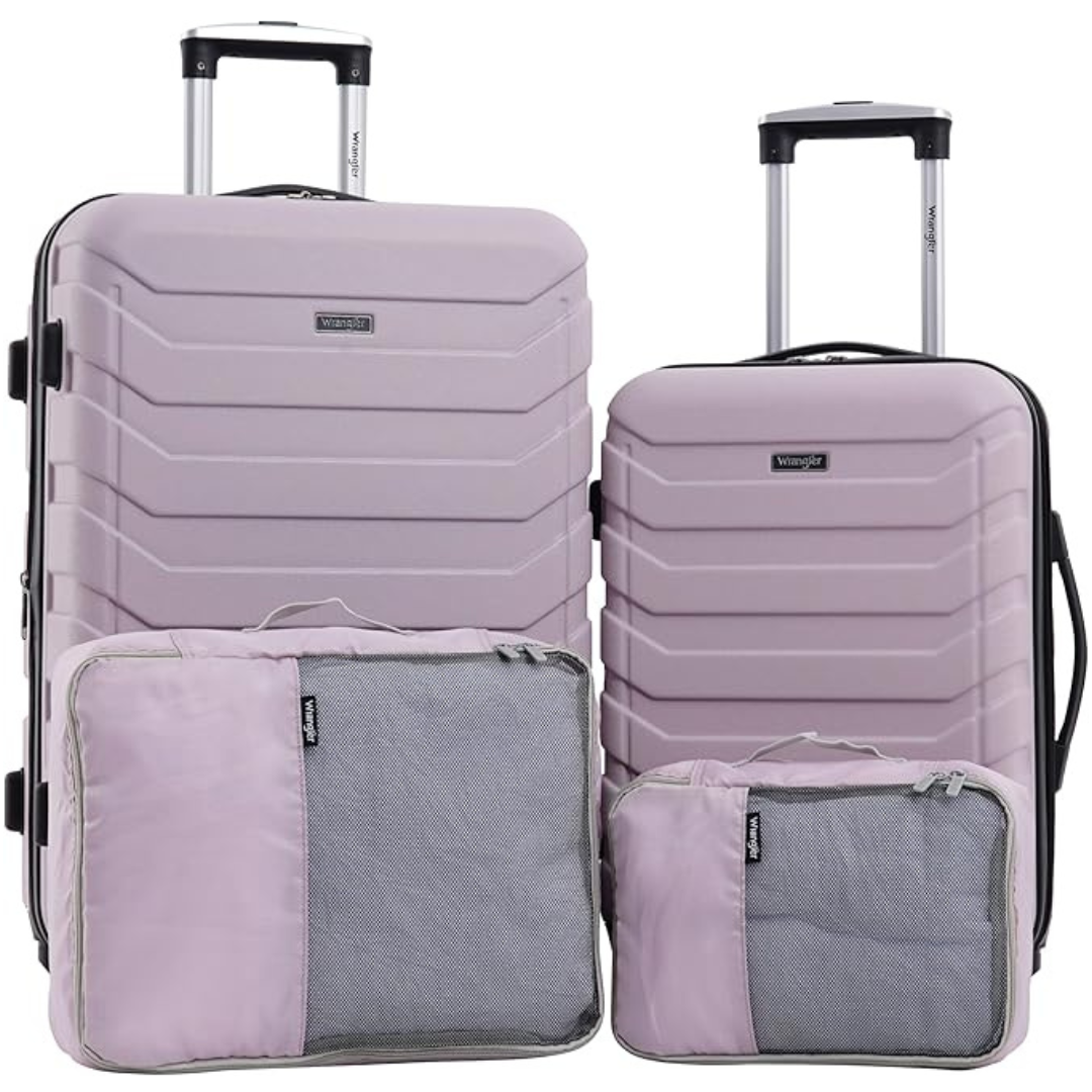 4-Piece Wrangler Miami Luggage & Packing Cubes