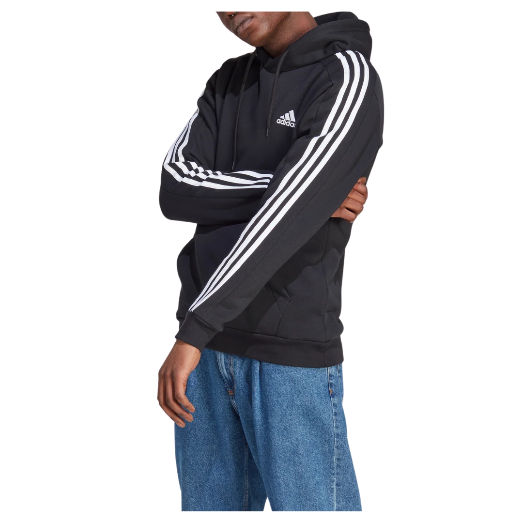 Adidas Men’s Essentials Fleece 3-Stripes Hoodie