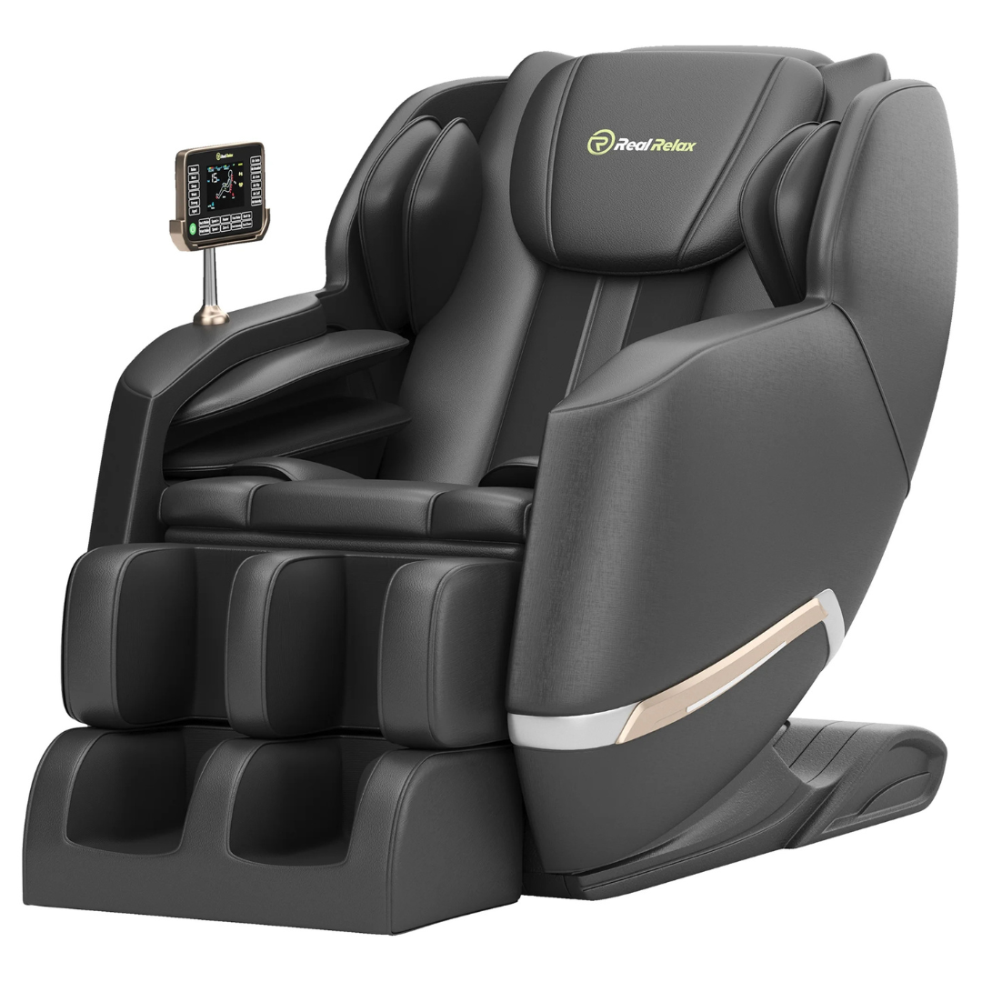 Real Relax Full Body Zero Gravity Shiatsu Recliner Electric Massage Chair