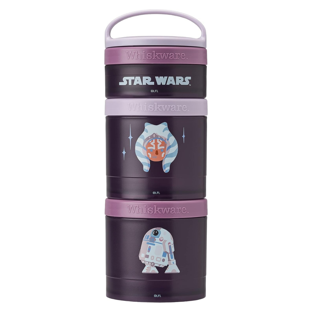 Whiskware Kids Star Wars 3-Stackable Snack Containers