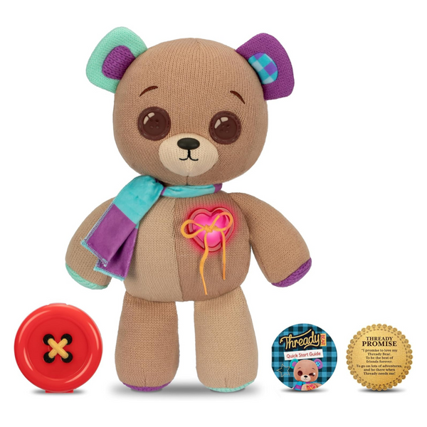 Interactive 14" Plush Teddy Bear Toy