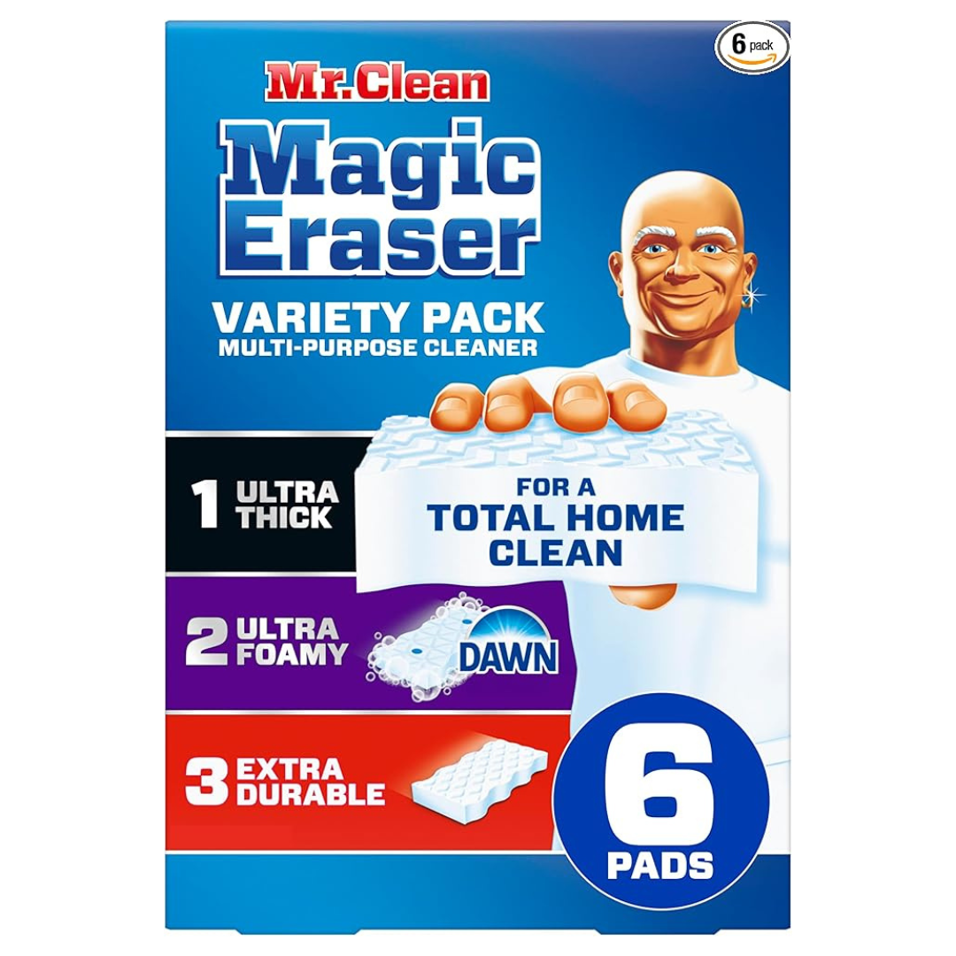 6-Count Mr. Clean Magic Eraser Sponge Variety Pack