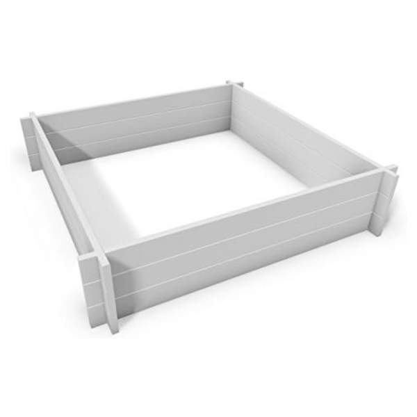 Vita Hudson 4 x 4ft Screwless Vinyl Raised Garden Bed