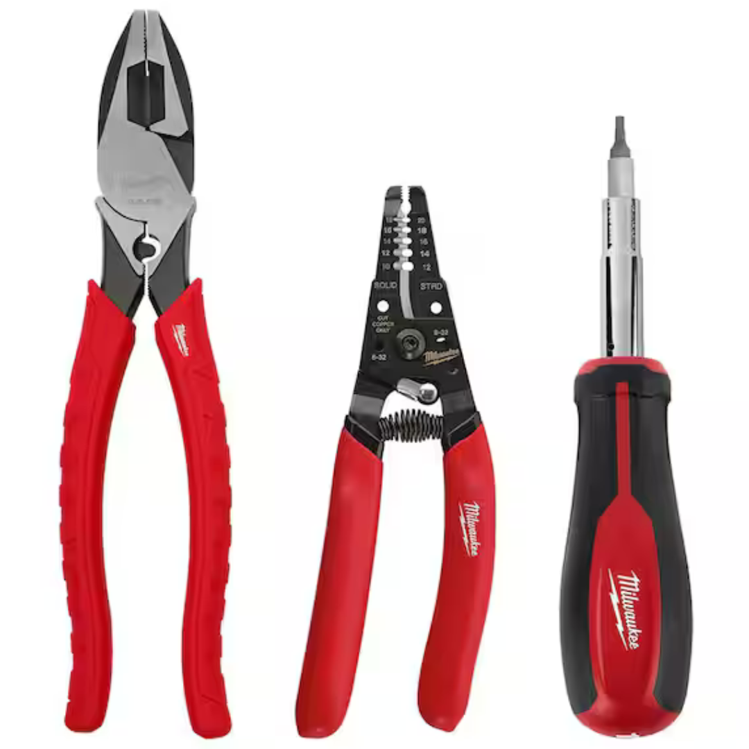 3-Pieces Milwaukee Electrician's Screwdriver