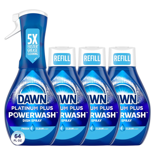 Dawn Platinum Powerwash Dish Soap Spray With 3 Refills