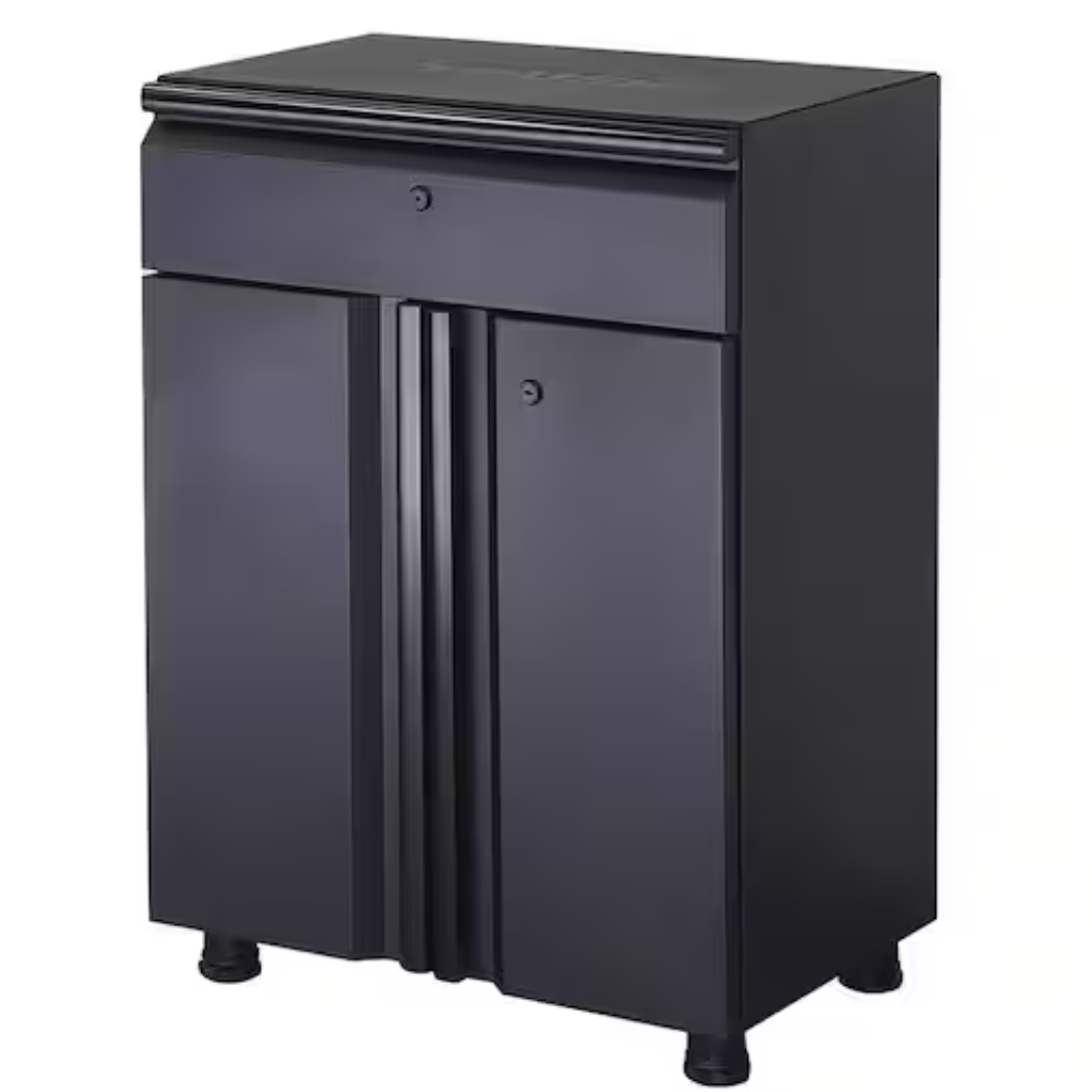 Husky Regular Duty Welded 24-Gauge Steel 1-Drawer 2-Door Garage Cabinet