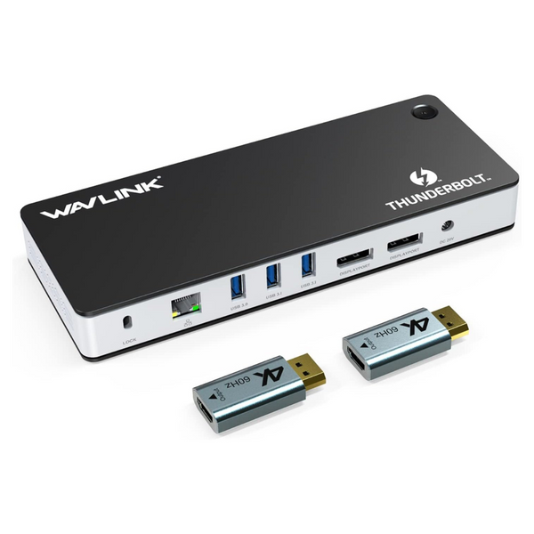 Wavlink Thunderbolt 3 & Dual 4K Display USB C Docking Station