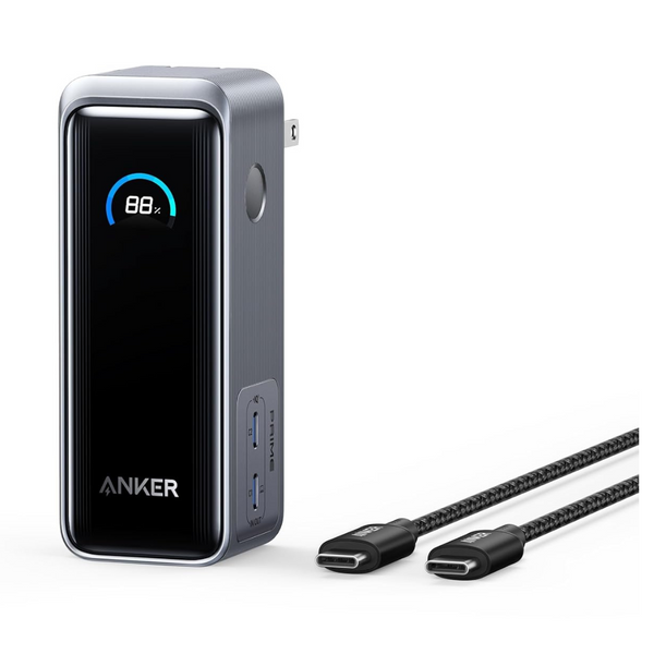 Anker Prime 9600mAh Portable Power Bank With 3 USB Charging Ports