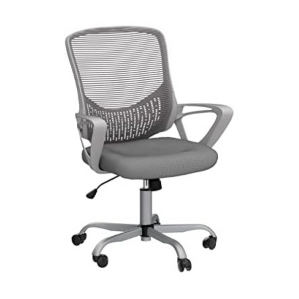 Smug Mesh Mid-Back Height Adjustable Swivel Chair With Armrest