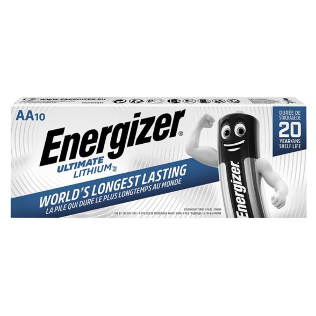 10-Count Energizer AA Ultimate Lithium Batteries