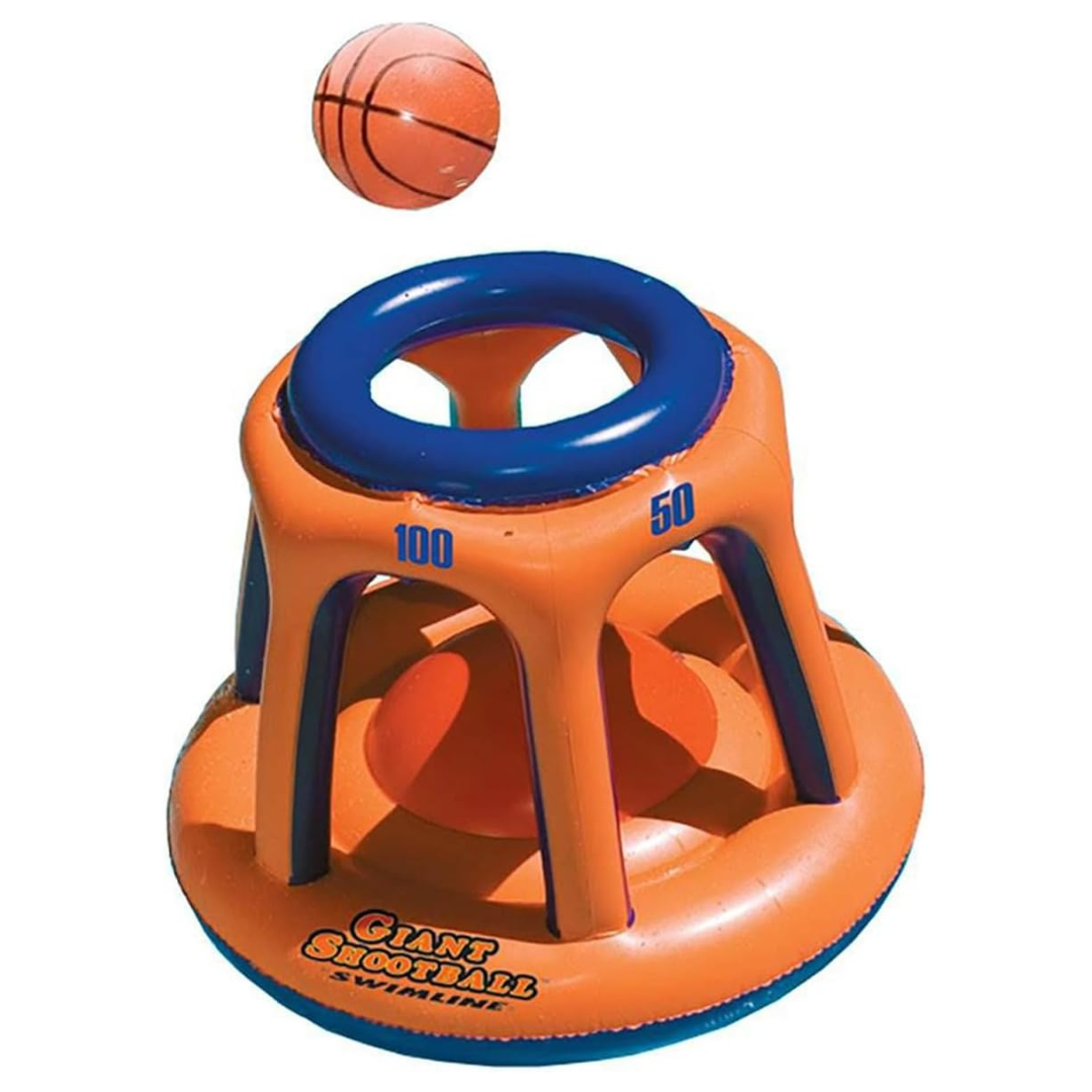 Swimline Giant Shootball Inflatable Pool Basketball Hoop