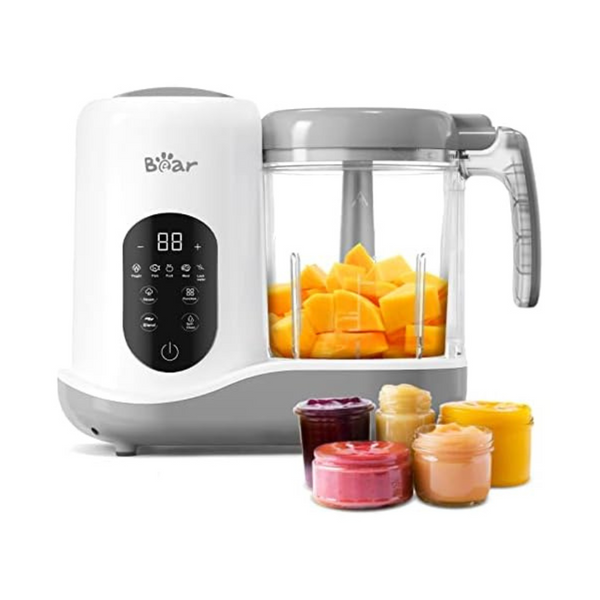 BEAR One Step Baby Food Processor Steamer Puree Blender