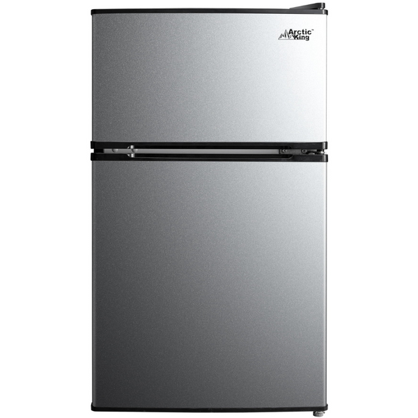 Arctic King 3.2 Cu Feet Two Door Mini Fridge with Freezer