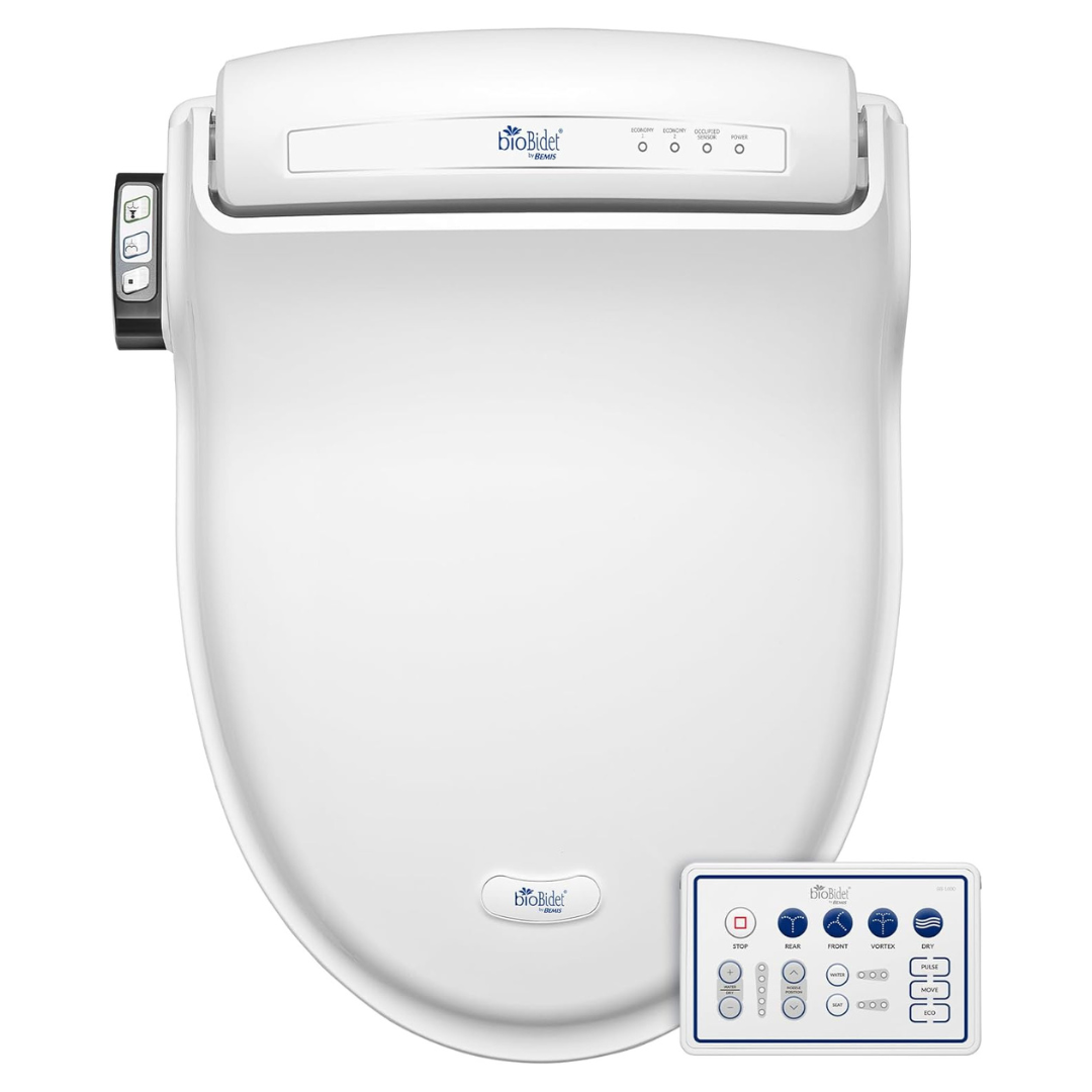 Bio Bidet BB-1000 Supreme Warm Water Electric Bidet Toilet Seat (Round)