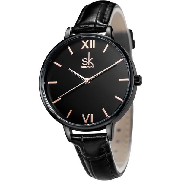 Shengke Ultra-Thin Casual Fashion Quartz Minimalist Watch