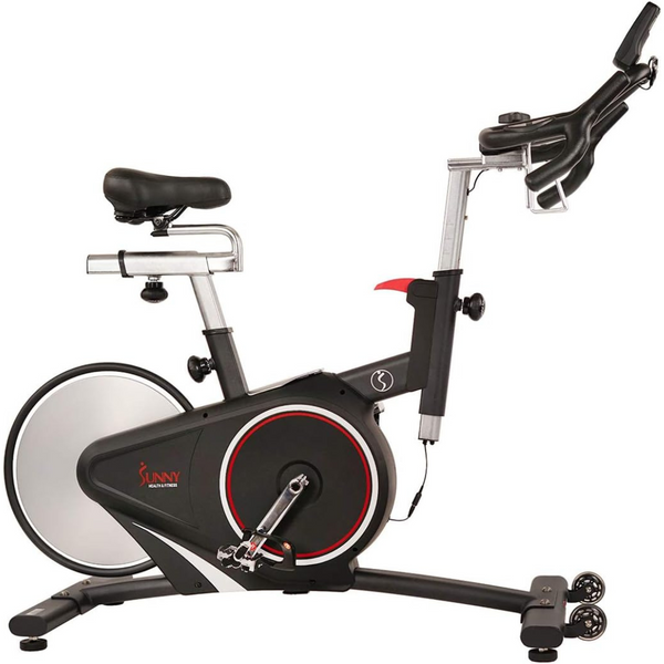 Sunny Health & Fitness Magnetic Rear Belt Drive Indoor Cycling Bike