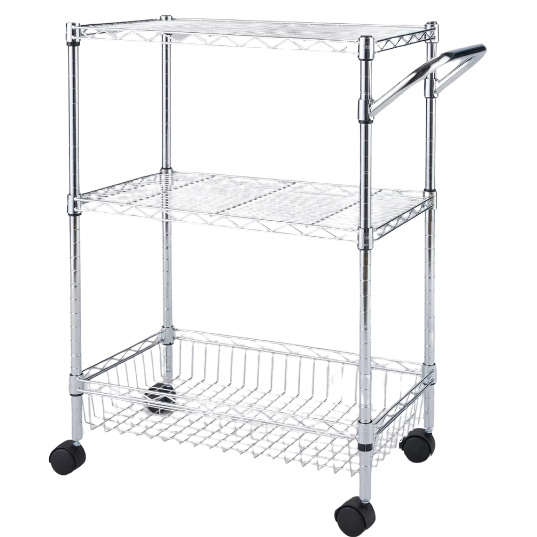 Brightroom 3 Tier Metal Utility Cart