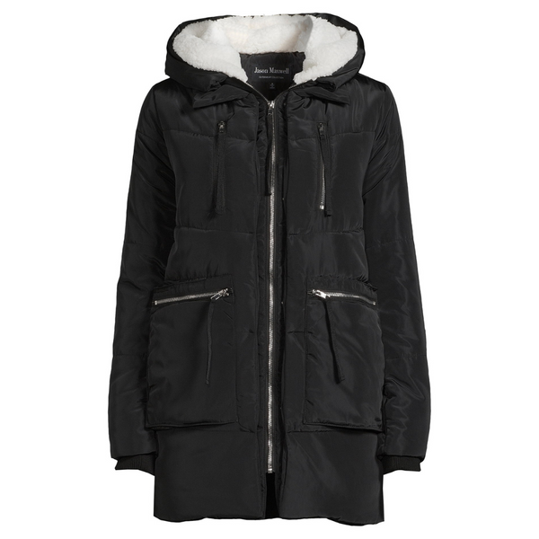 Jason Maxwell Women's Plus Puffer Coat (3 Colors)