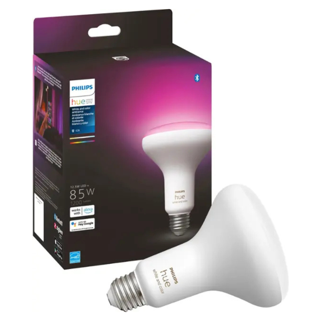 Philips Hue BR30 Bluetooth 85W E26 Smart LED Bulb