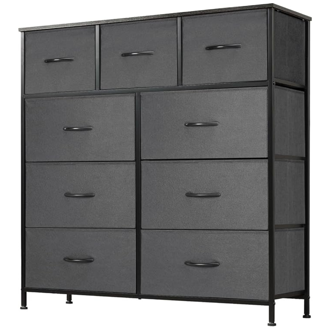 Dumos Fabric Storage Tower With 9 Drawers