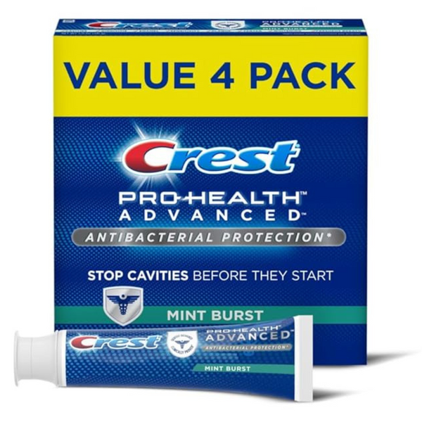 4-Pack Crest Pro-Health Advanced Antibacterial Protection Toothpaste